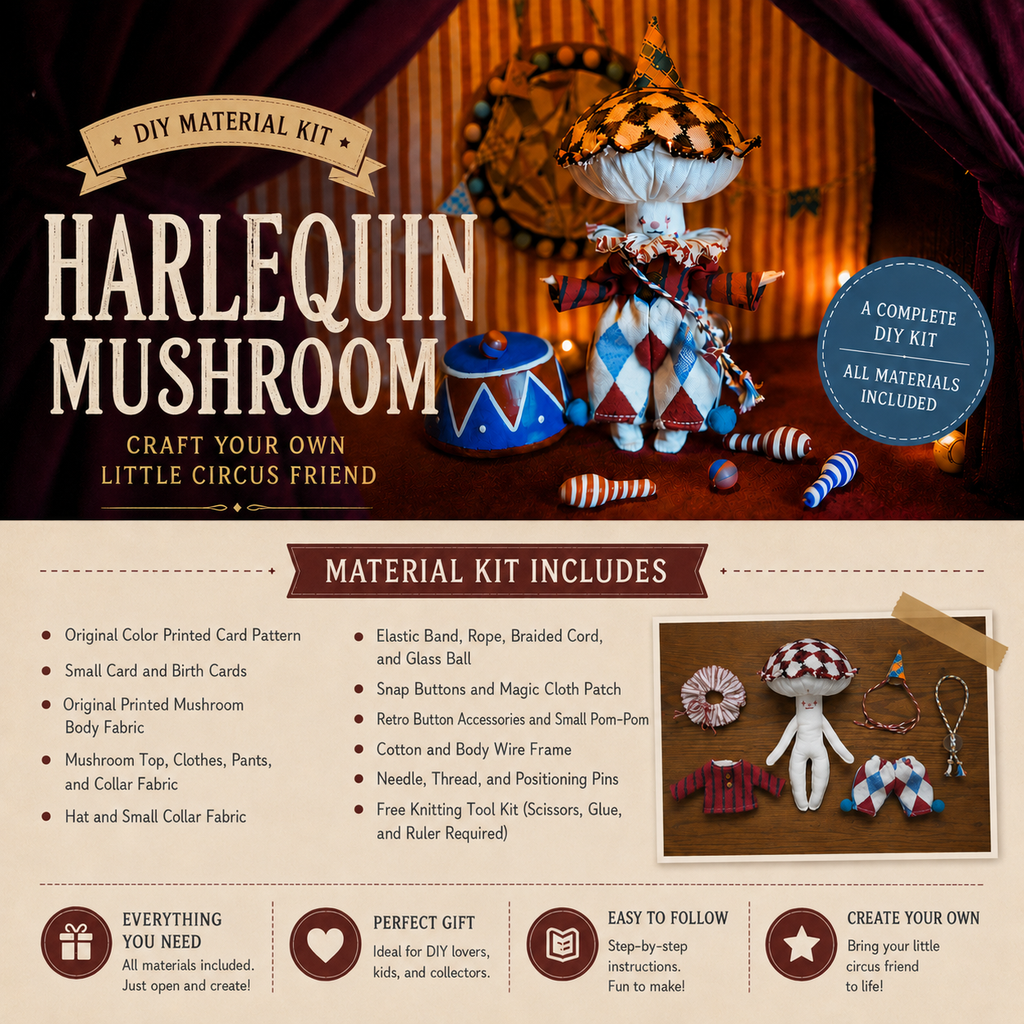 Harlequin Doll Kit