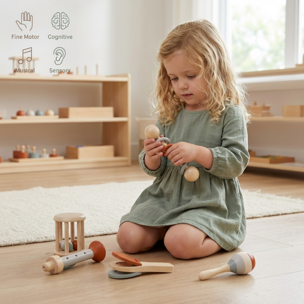 Wooden Musical Set