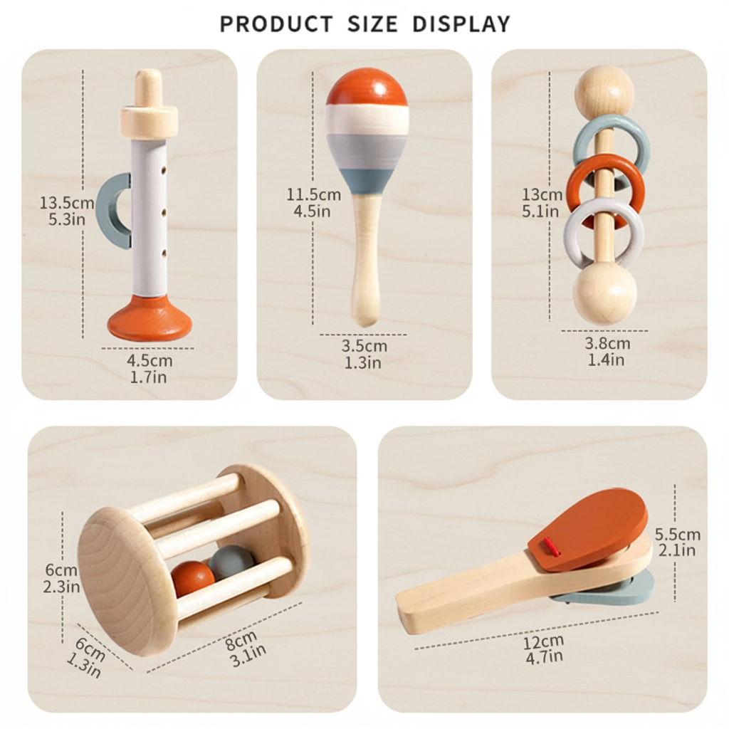 Wooden Musical Set