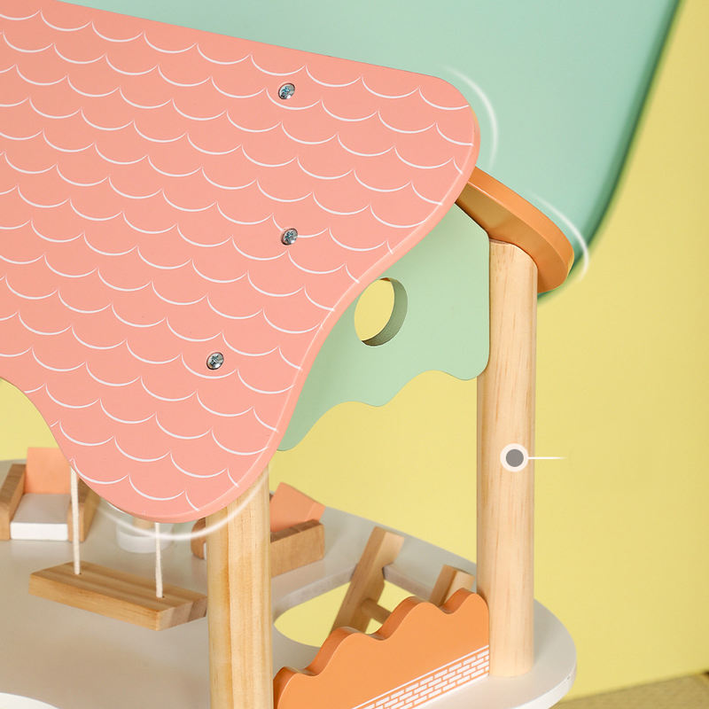 Mini Wooden Dollhouse