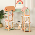Mini Wooden Dollhouse