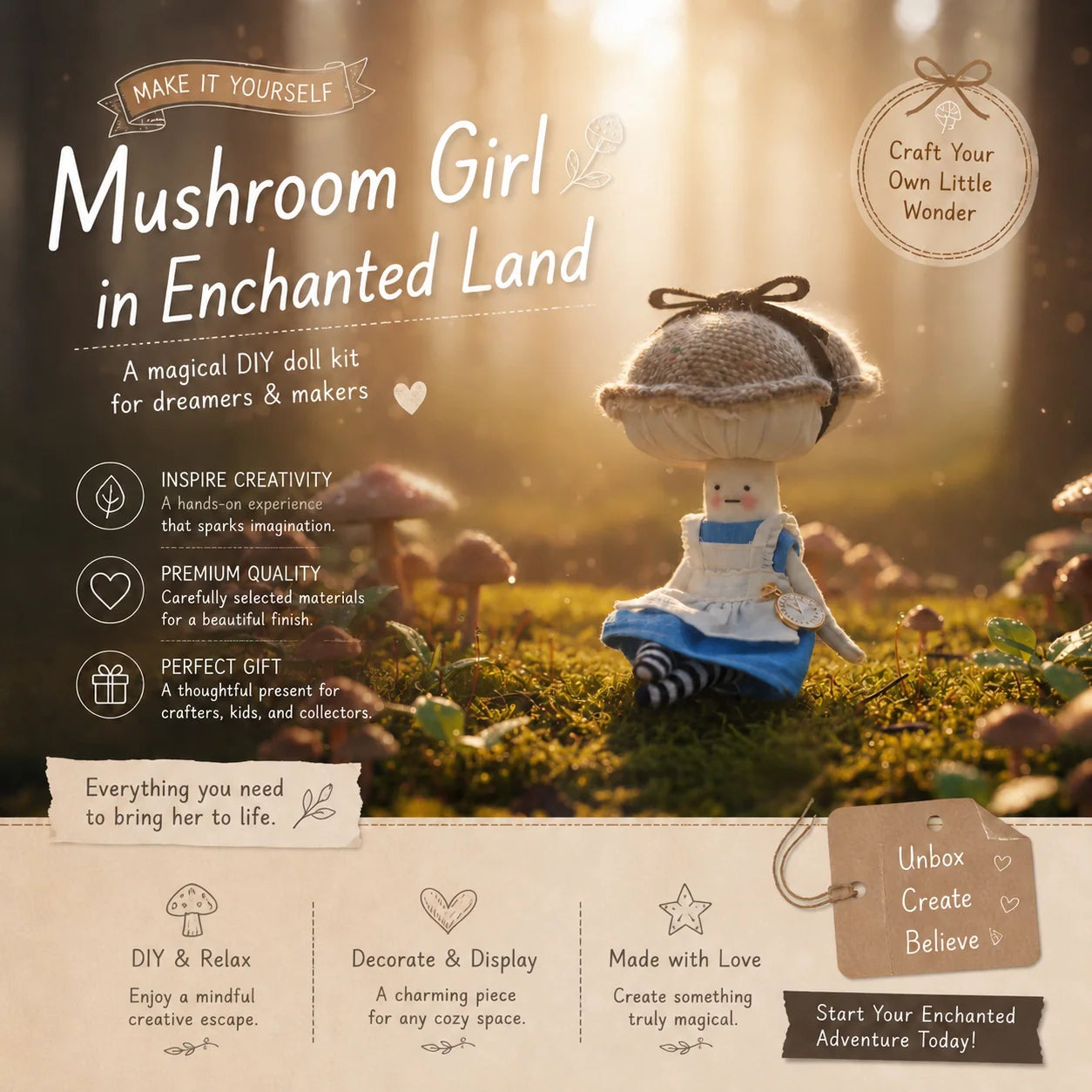 Mushroom Girl Kit