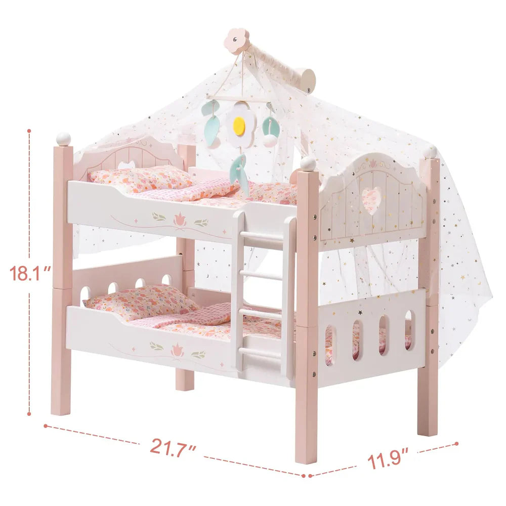 Pink Doll Crib