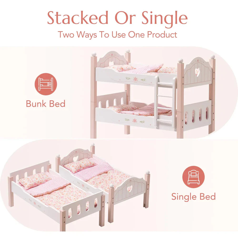 Pink Doll Crib