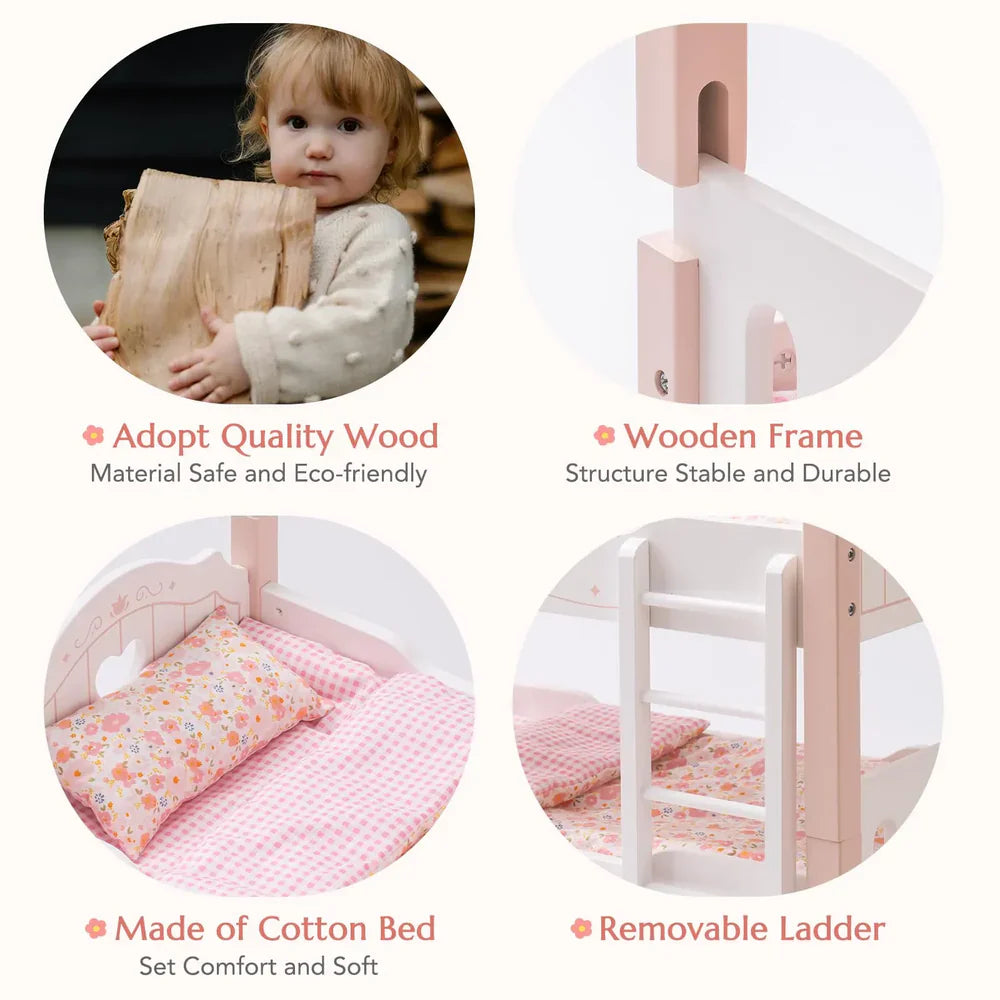 Pink Doll Crib