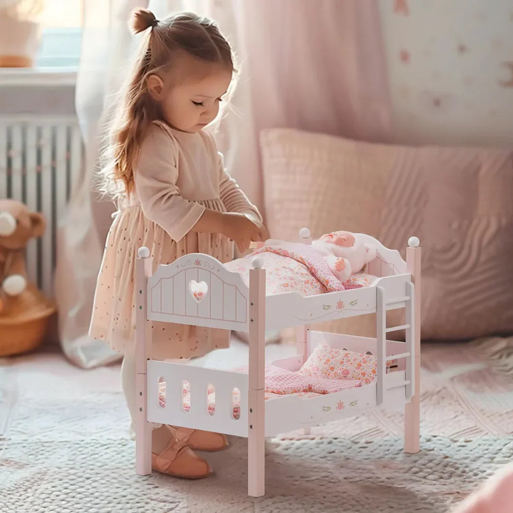 Pink Doll Crib