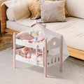 Pink Doll Crib