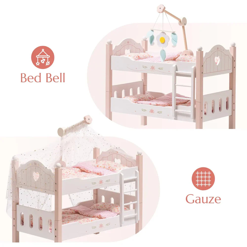 Pink Doll Crib