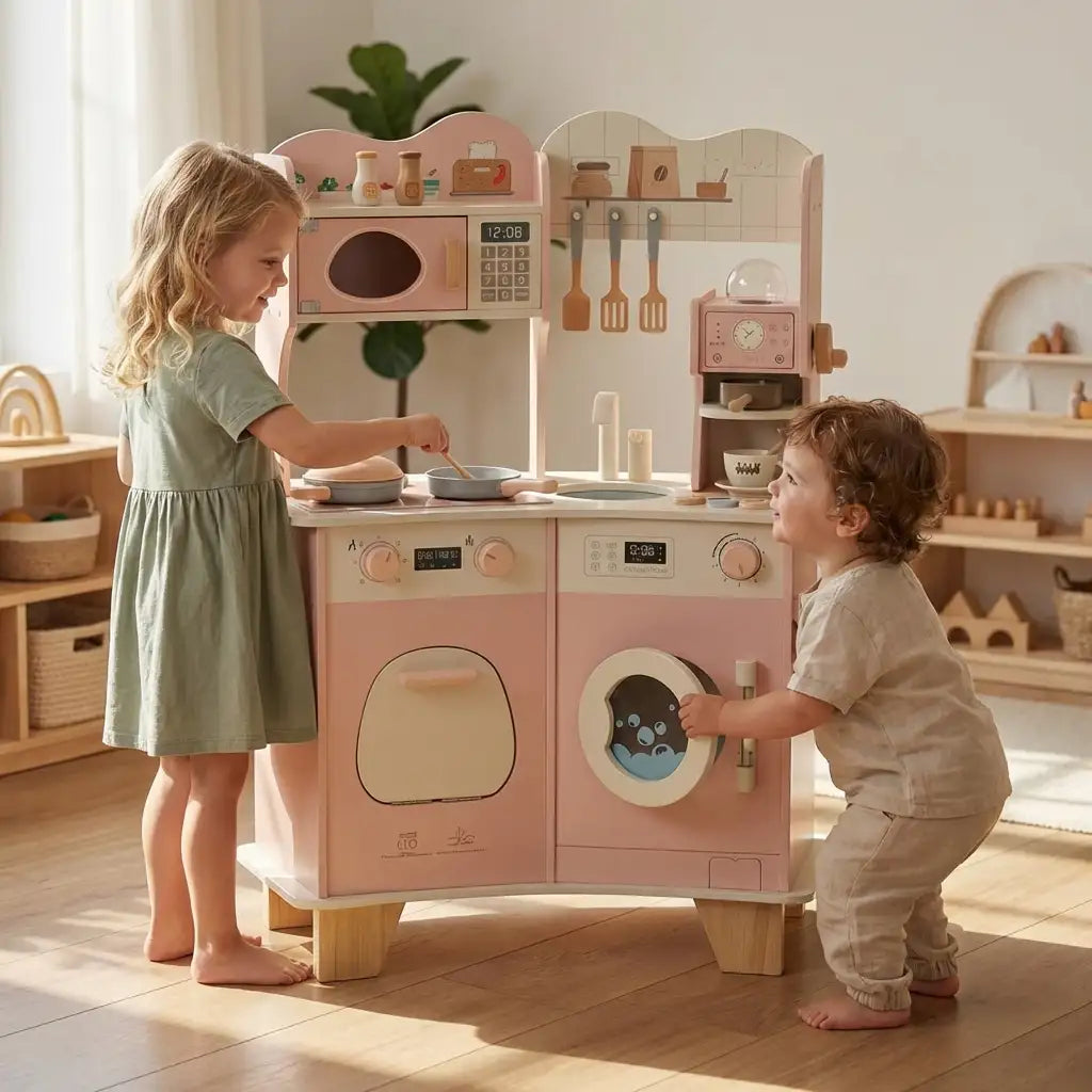 Wooden Kitchen Set