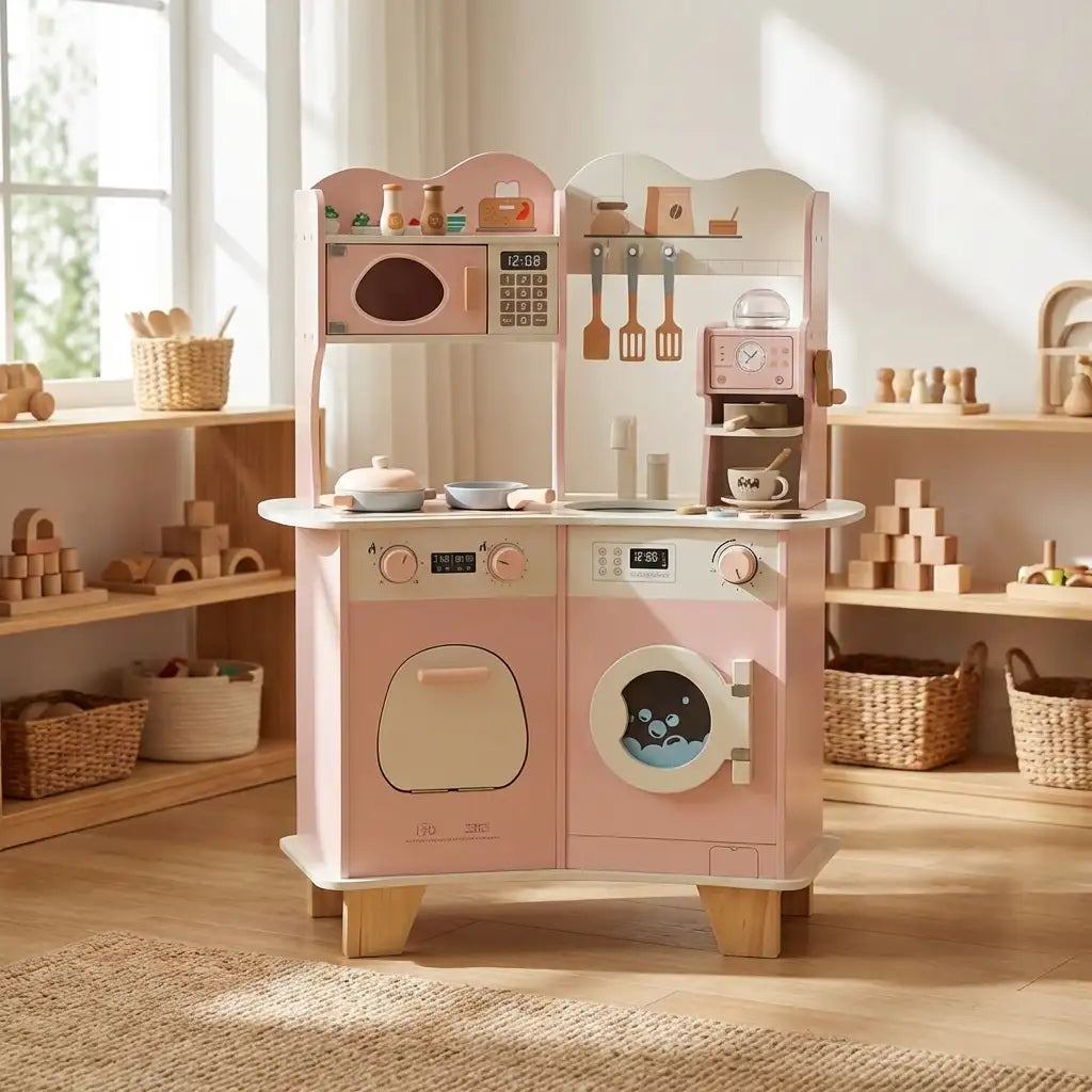 Wooden Kitchen Set
