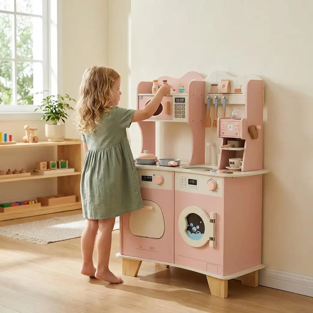 Wooden Kitchen Set