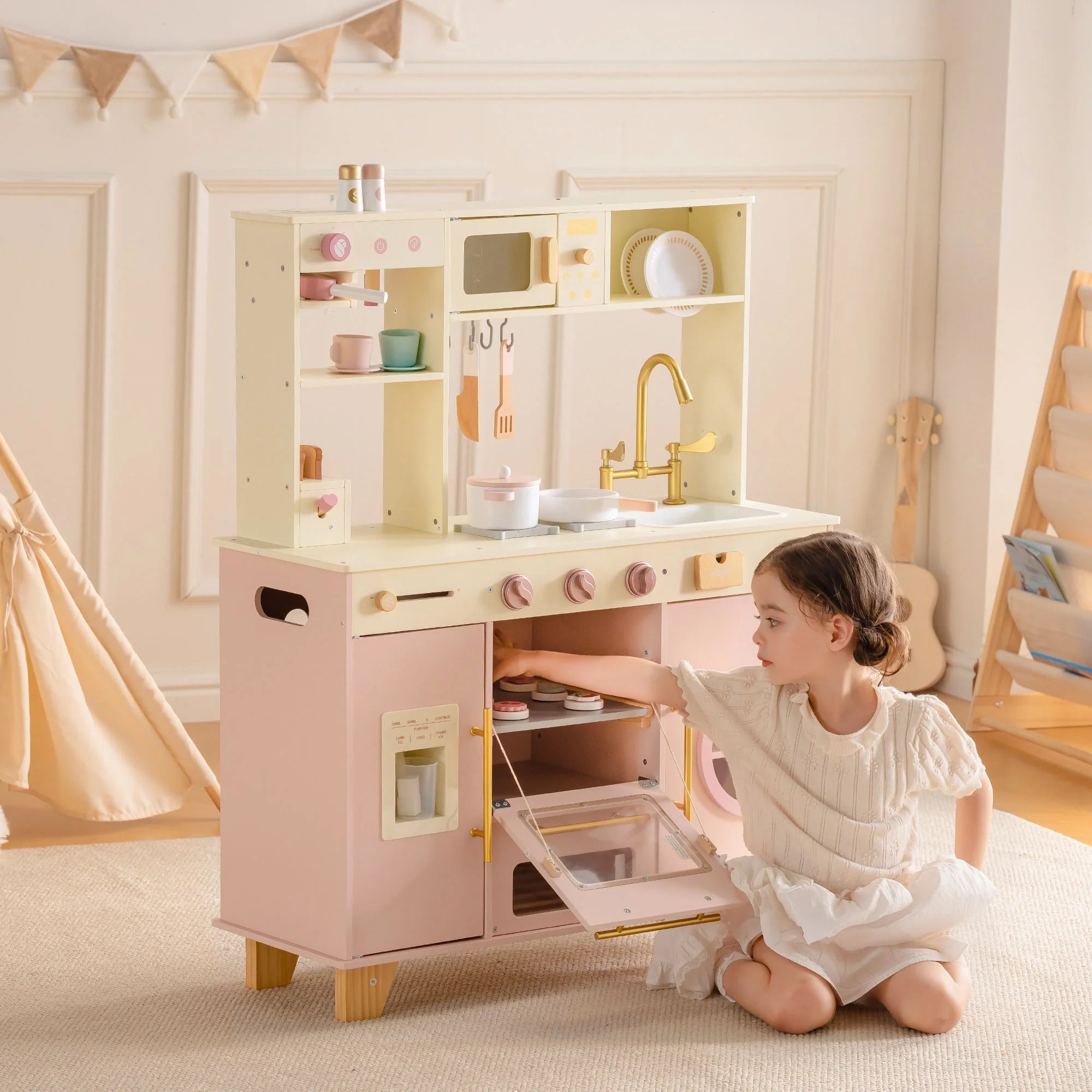 Pink Play Kitchen