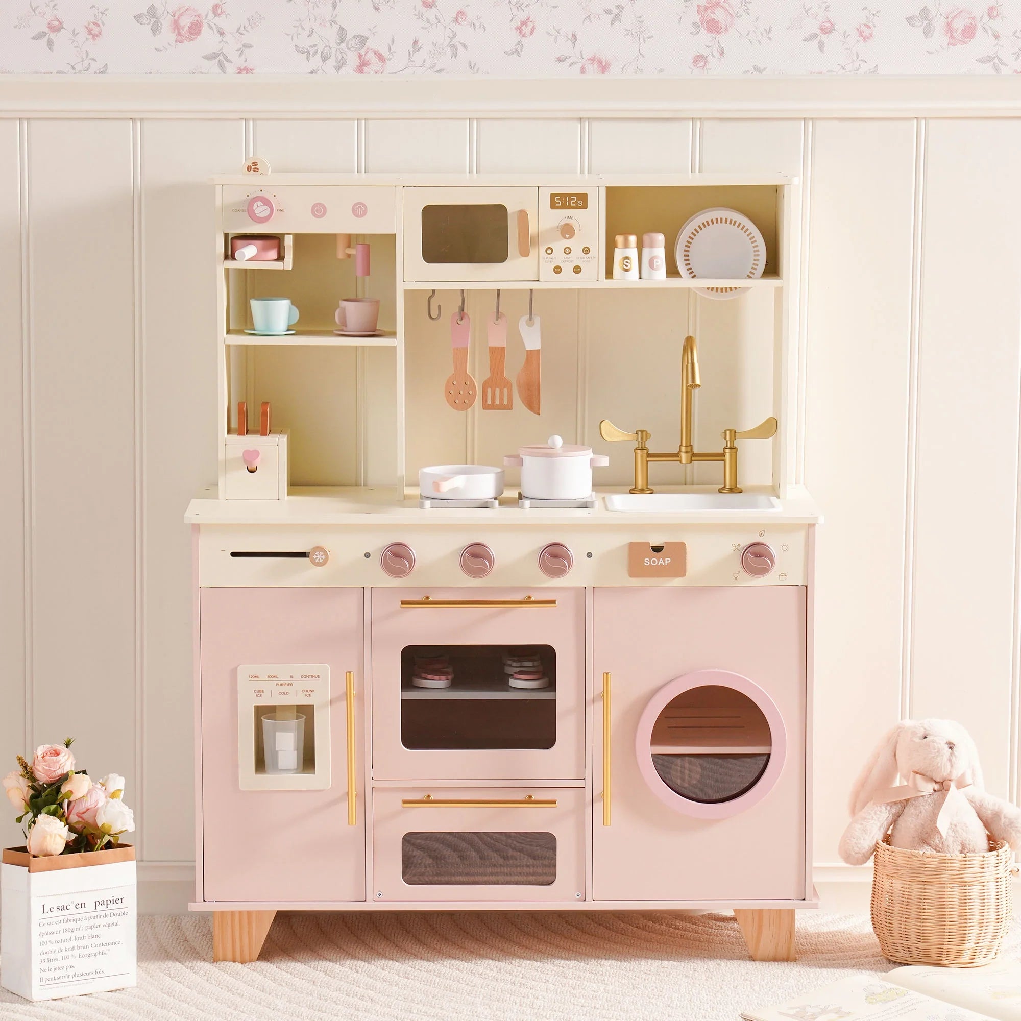 Pink Play Kitchen