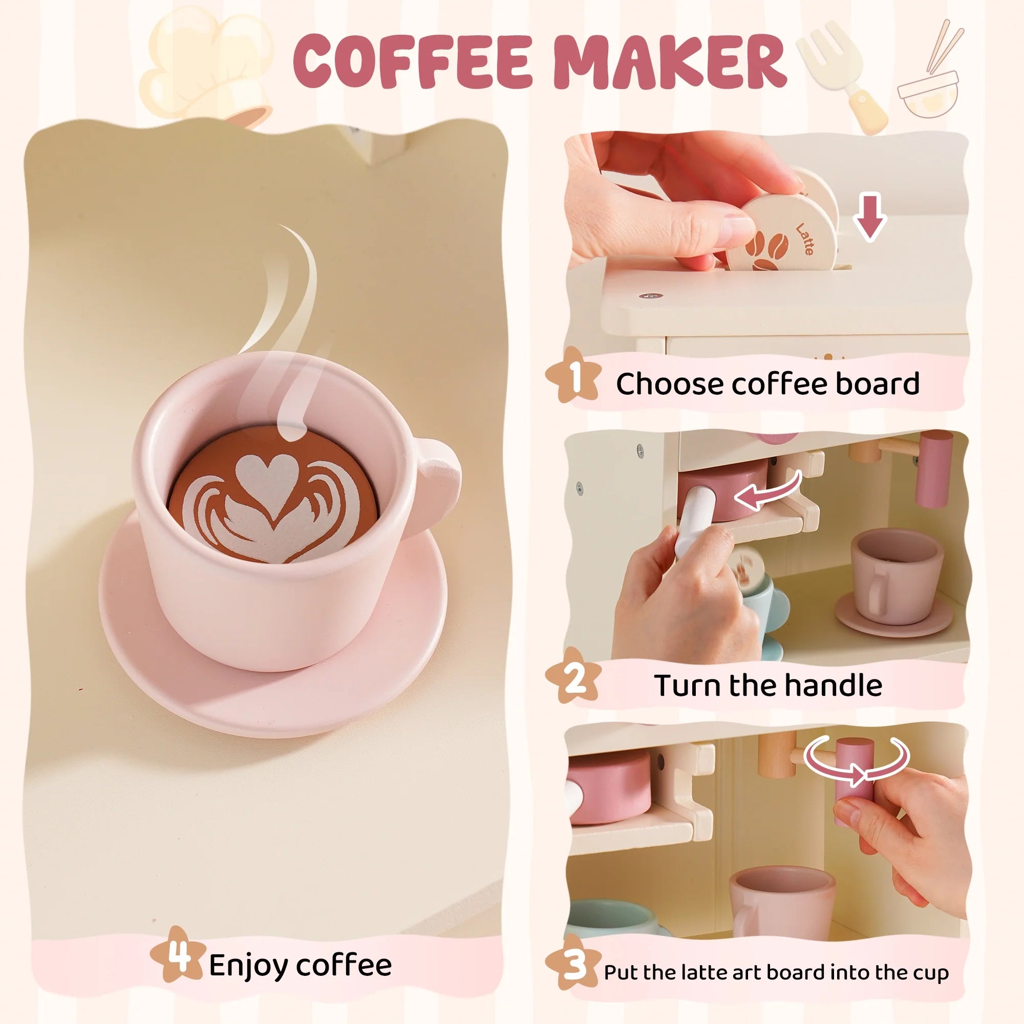 Pink Play Kitchen