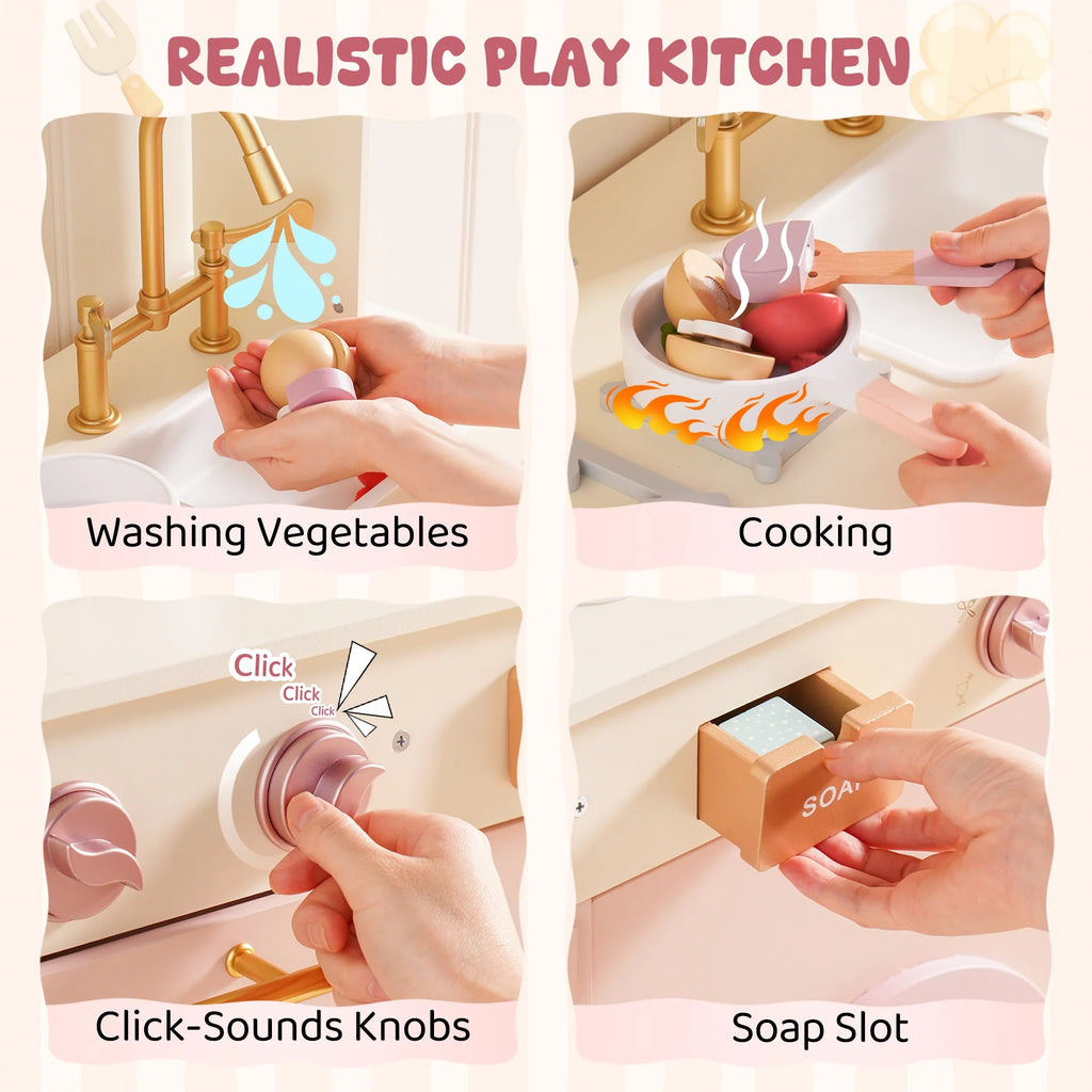 Pink Play Kitchen