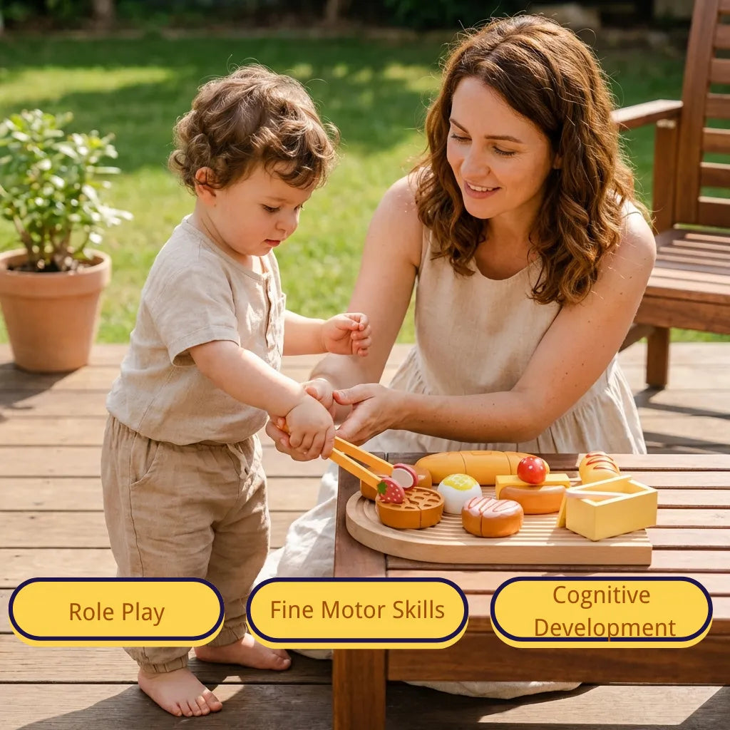 Wooden Play Food