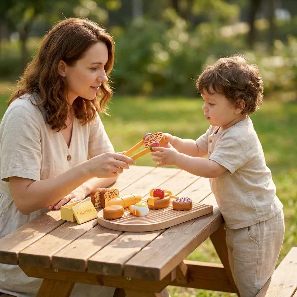 Wooden Play Food