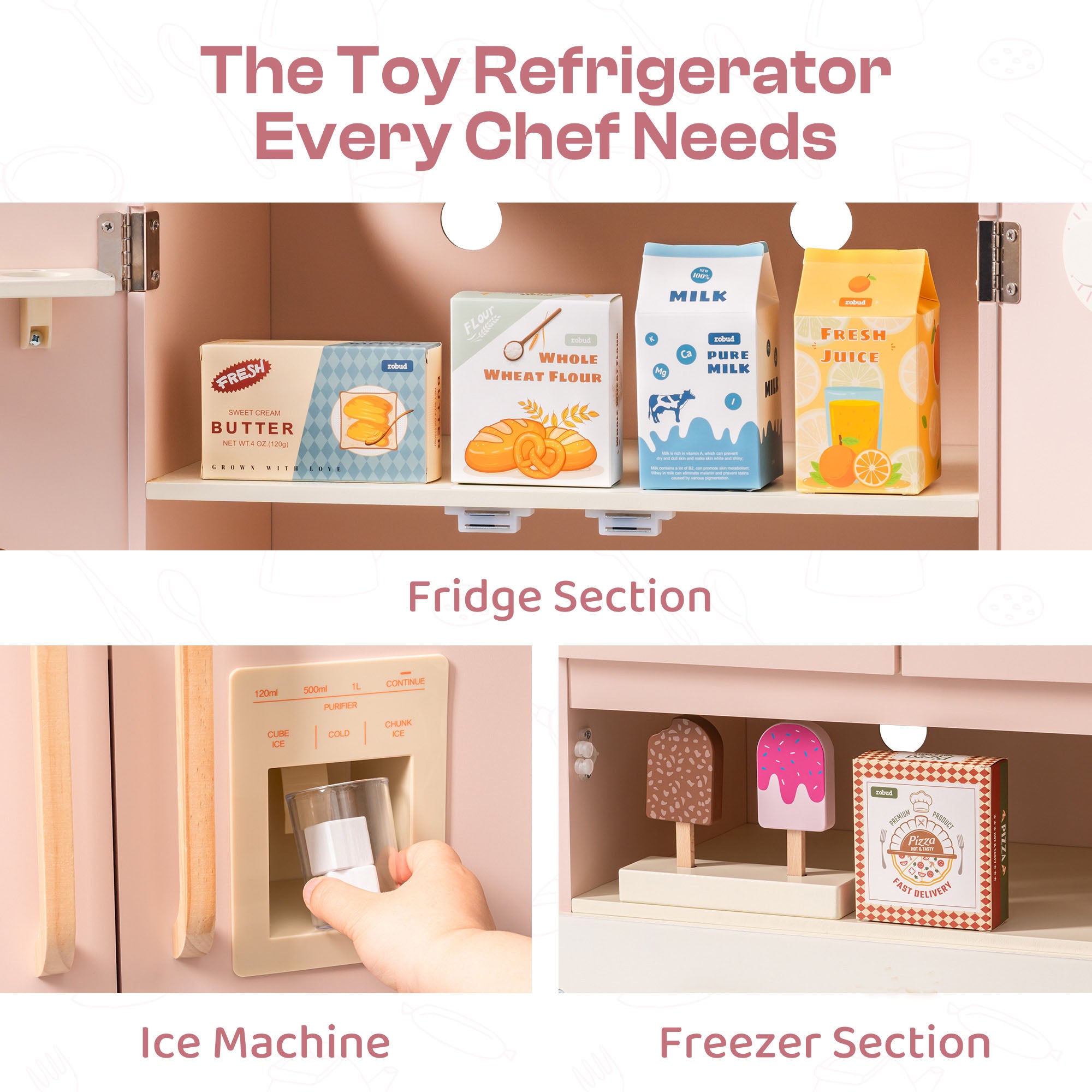 Pink Play Fridge