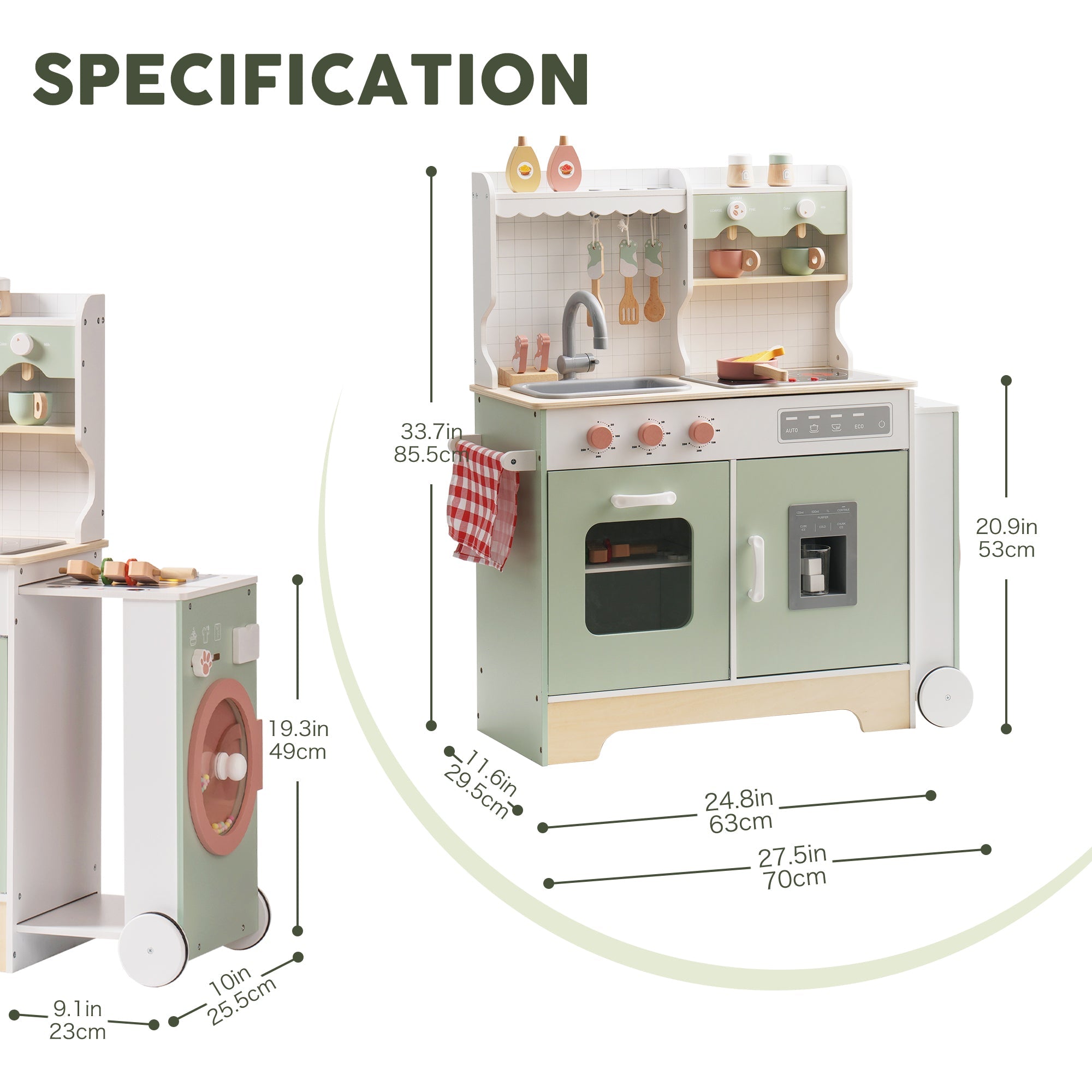 Wooden Kitchen Set