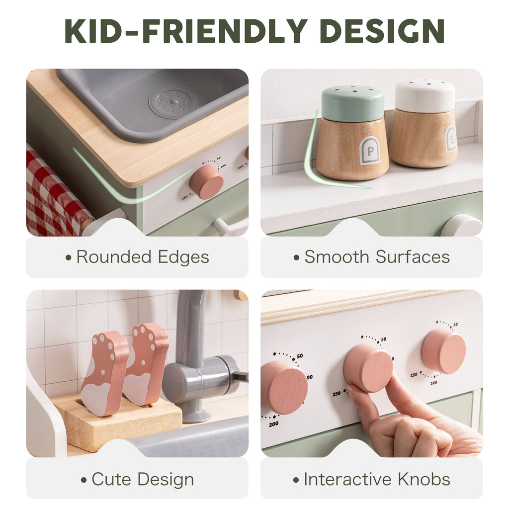 Wooden Kitchen Set