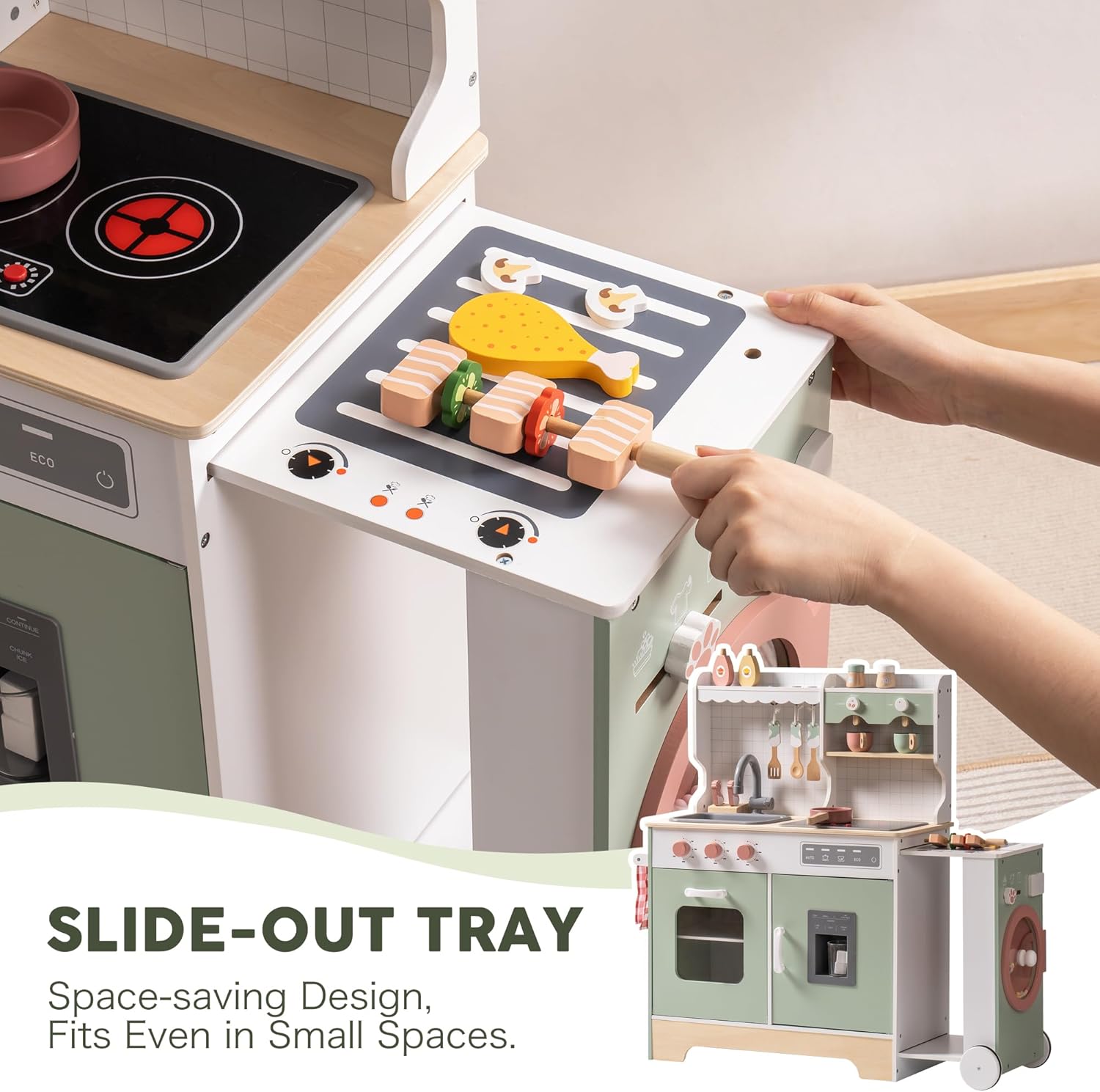 Wooden Kitchen Set