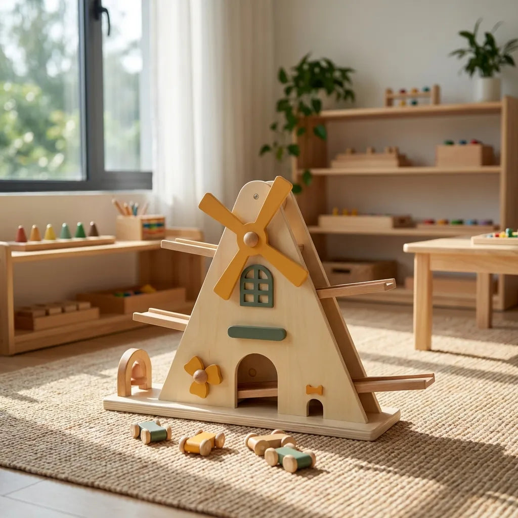 Wooden Windmill Track