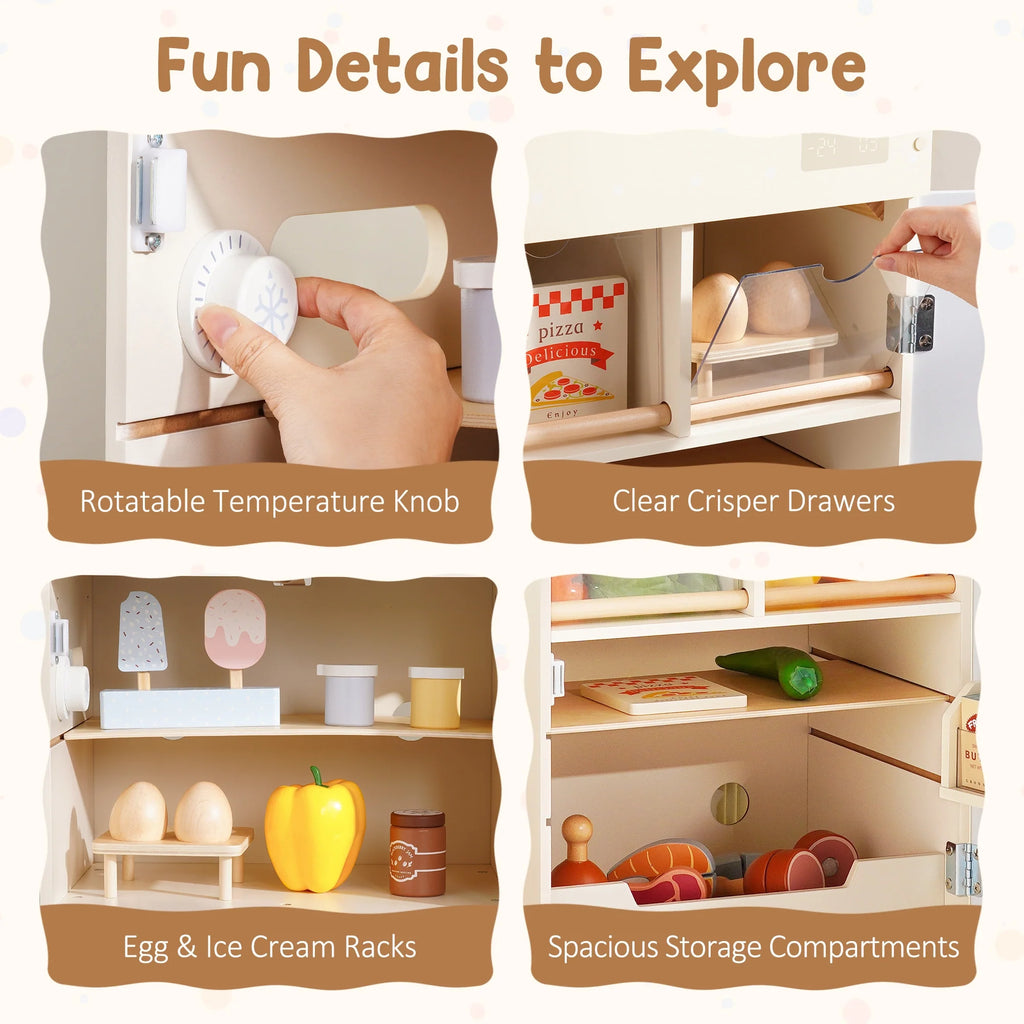 Wooden Play Fridge