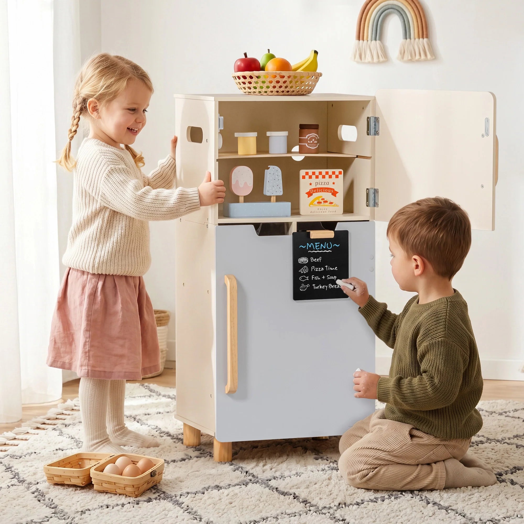Wooden Play Fridge